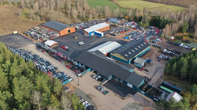 Ochrona przeciwpożarowa parkingu złomowiska przez IRCamSystems Thermal Solution